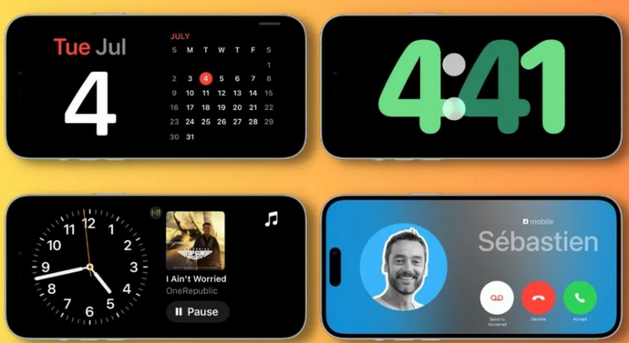 西塞山苹果手机维修分享iOS17横屏充电待机显示有什么好处 