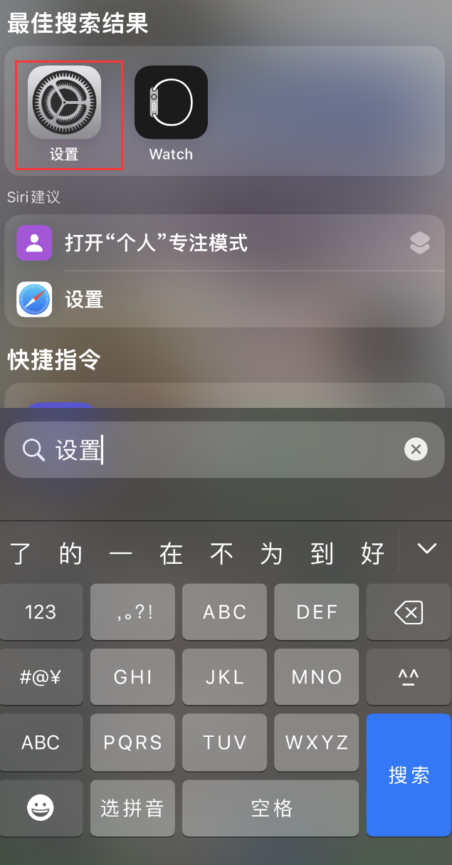 西塞山苹果手机维修分享：iPhone 找不到“设置”或“App Store”怎么办？ 