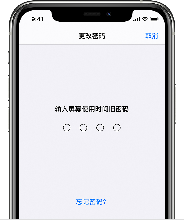 西塞山苹果手机维修分享iOS 14 忘记屏幕使用时间密码怎么办 
